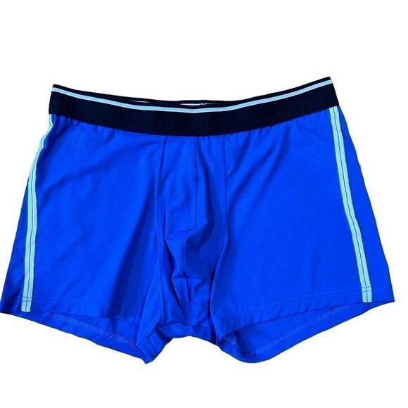 Calvin Klein Vintage Sporty Sports Stripe Blue Brief Underwear - Picture 1 of 6